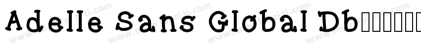 Adelle Sans Global Db字体转换